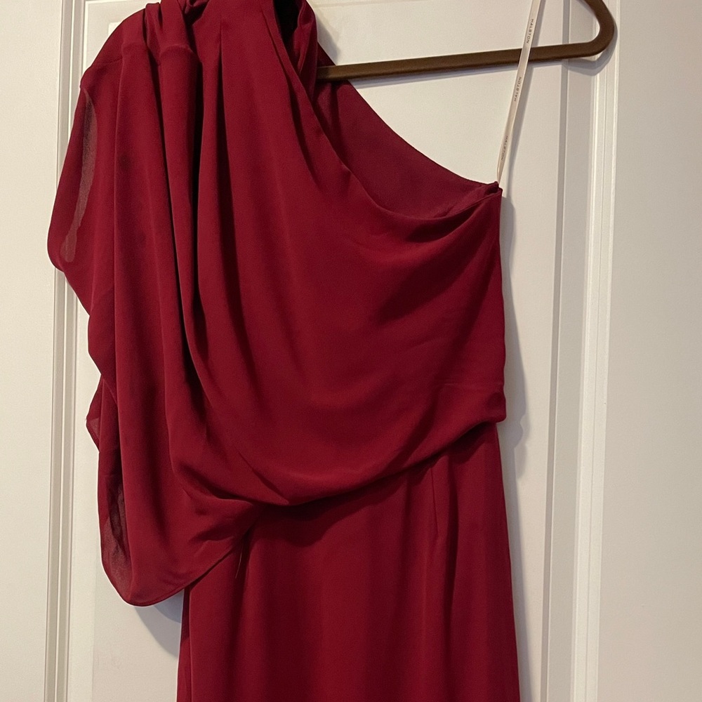 Halston Red Cocktail Dress - Size 0